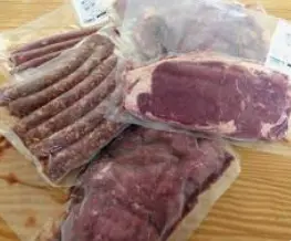 Viande séchée sous vide